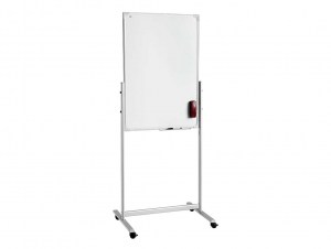 Whiteboard på hjul 70x100cm